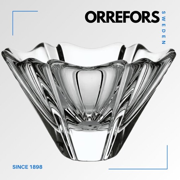 ORREFORS Sweden Rare Orion 7" Round Bowl - Picture 6 of 6